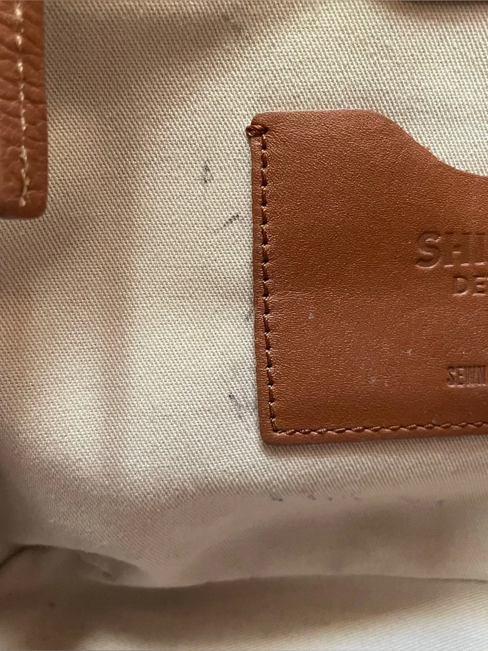 Shinola Soft Brown Leather Relaxed Hobo Should & Crossbody Bag Silver Logo
